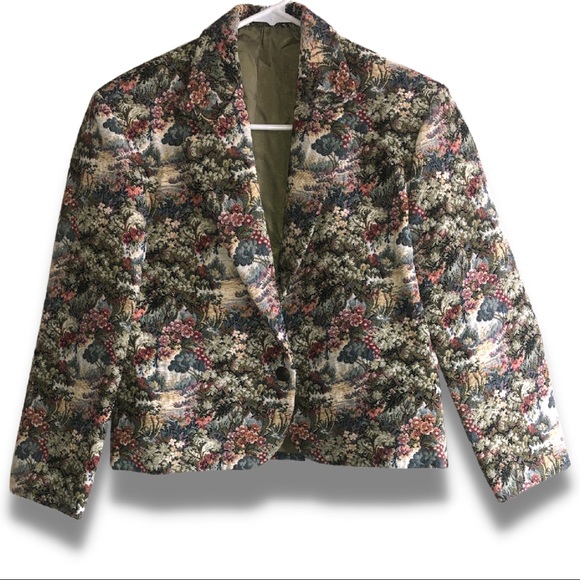 Lands' End Jackets & Blazers - Womens, Blazer, Lands’ End, Size 6, Multi-Color